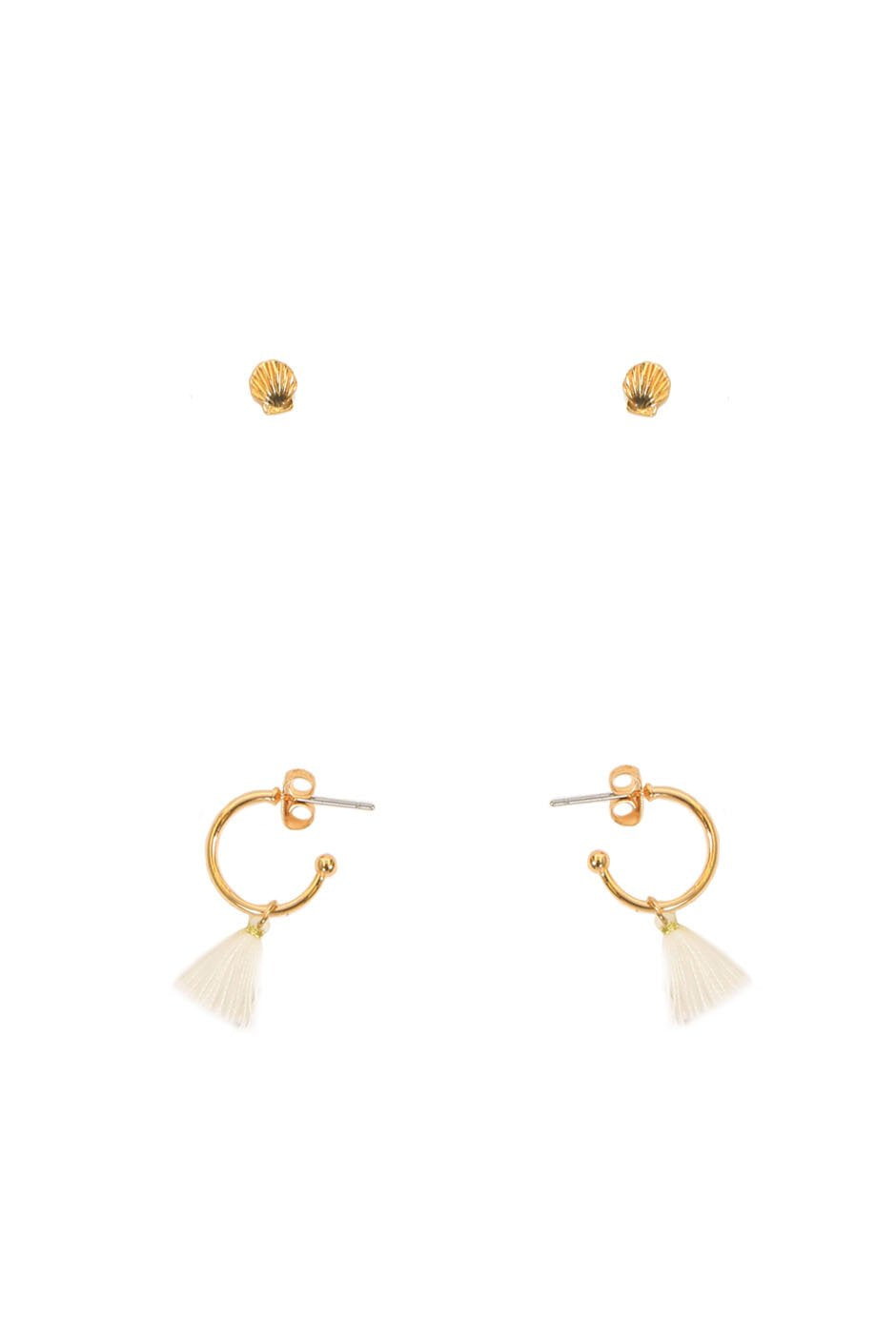[TEST] Kids Shell Earrings 2 Pack
