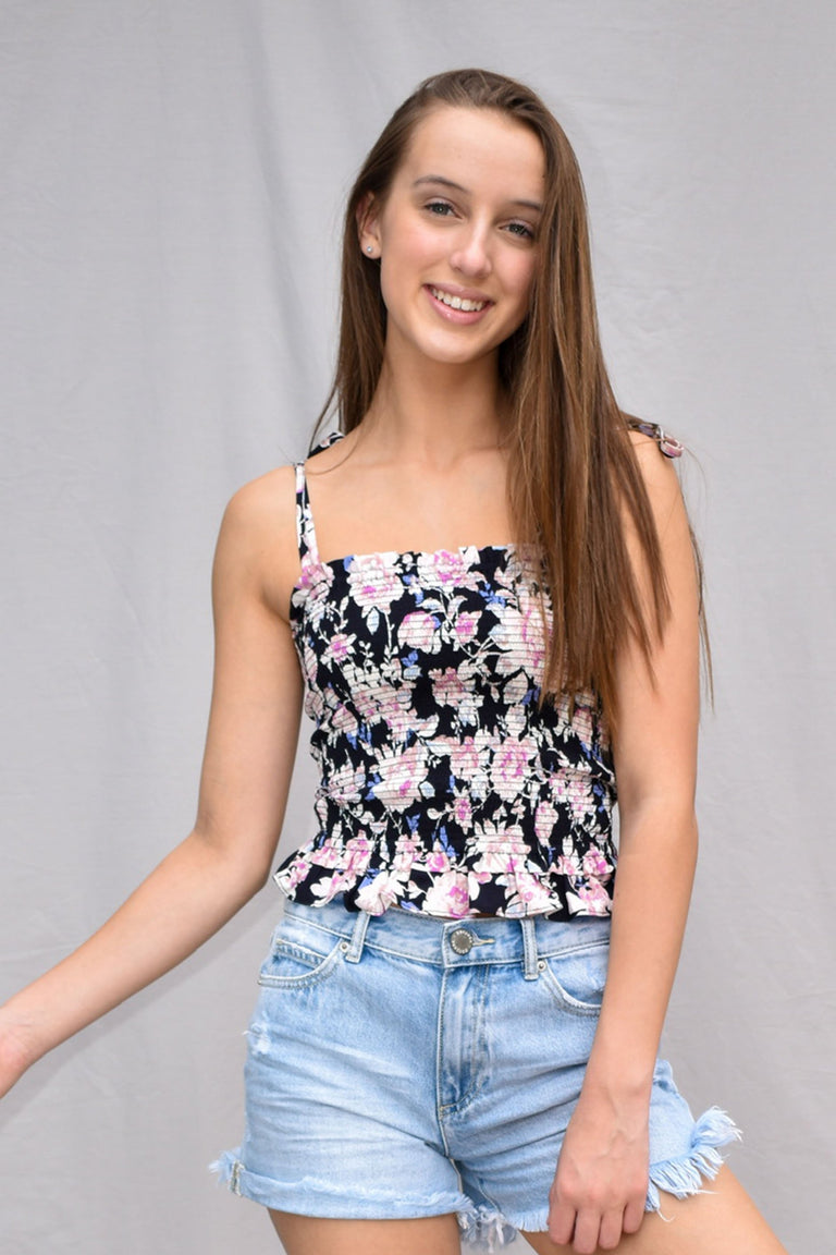 [TEST] Kids Lia Strappy Crop Top