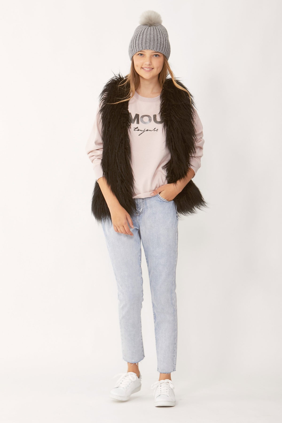 [TEST] Kids Molly Cropped Crew