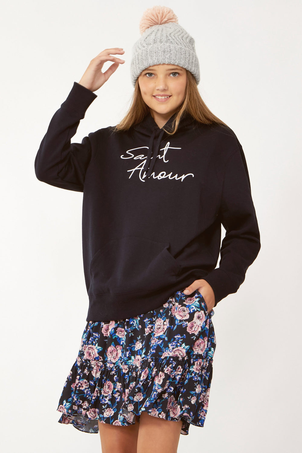 [TEST] Kids Abby Hooded Sweat
