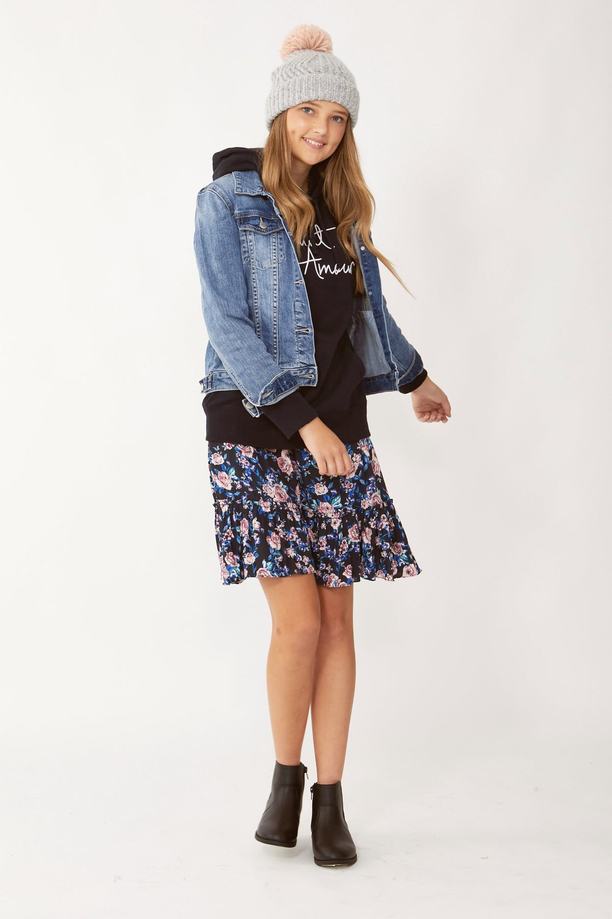 [TEST] Kids Abby Hooded Sweat
