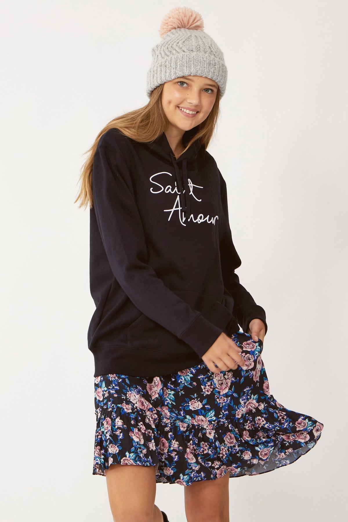[TEST] Kids Abby Hooded Sweat