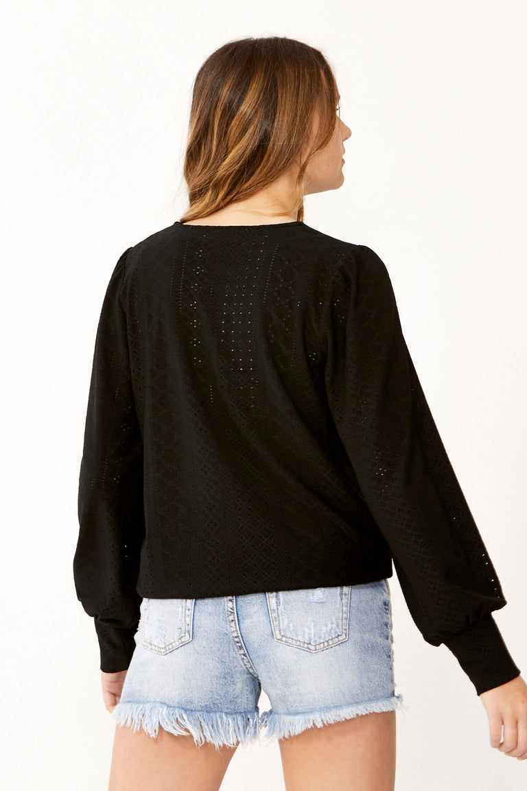 [TEST] Kids Willa Balloon Sleeve Top