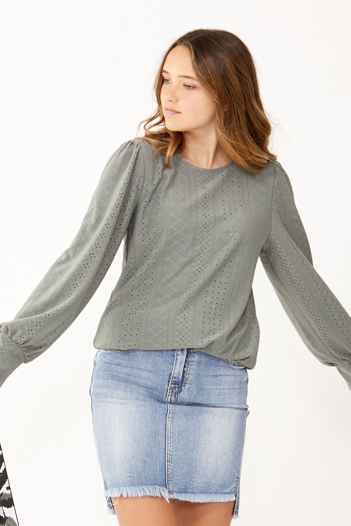 [TEST] Kids Willa Balloon Sleeve Top