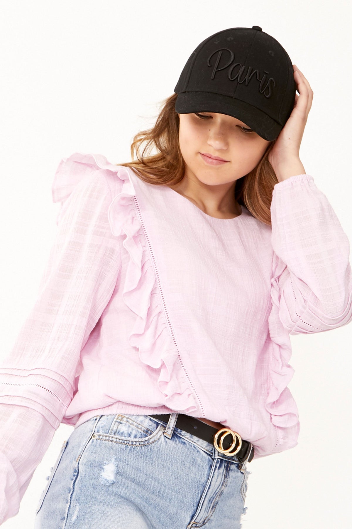 [TEST] Kids Karla Ruffle Trim Top
