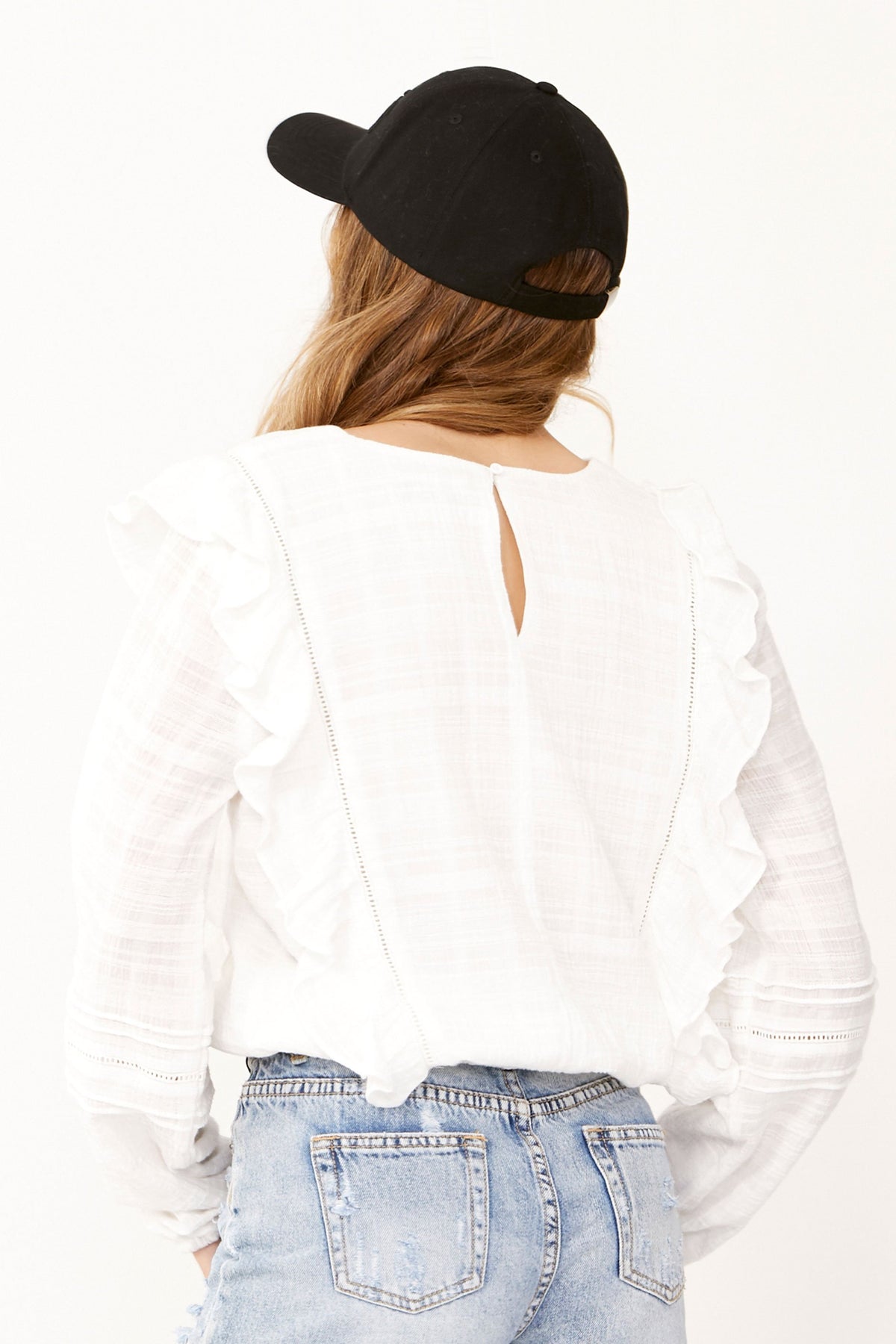 [TEST] Kids Karla Ruffle Trim Top