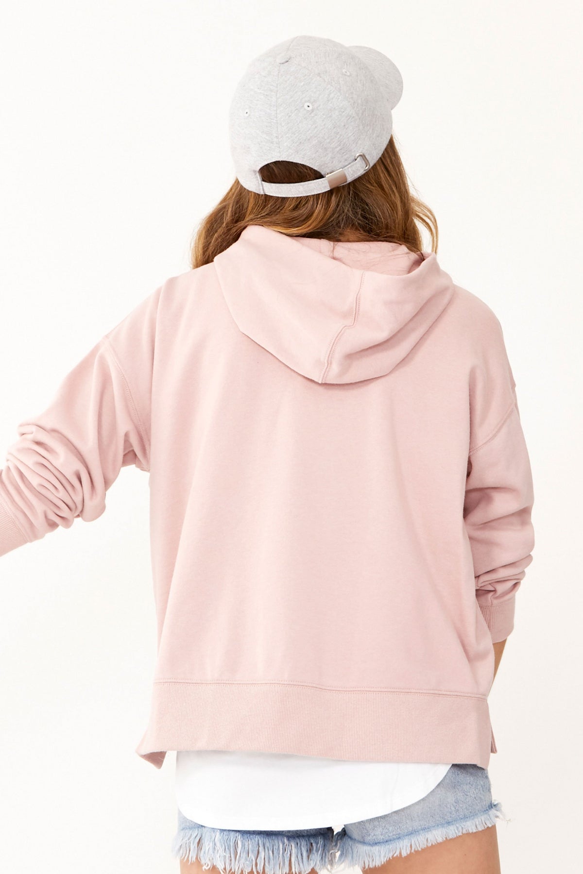 [TEST] Kids Bridie Rib Neck Hoodie