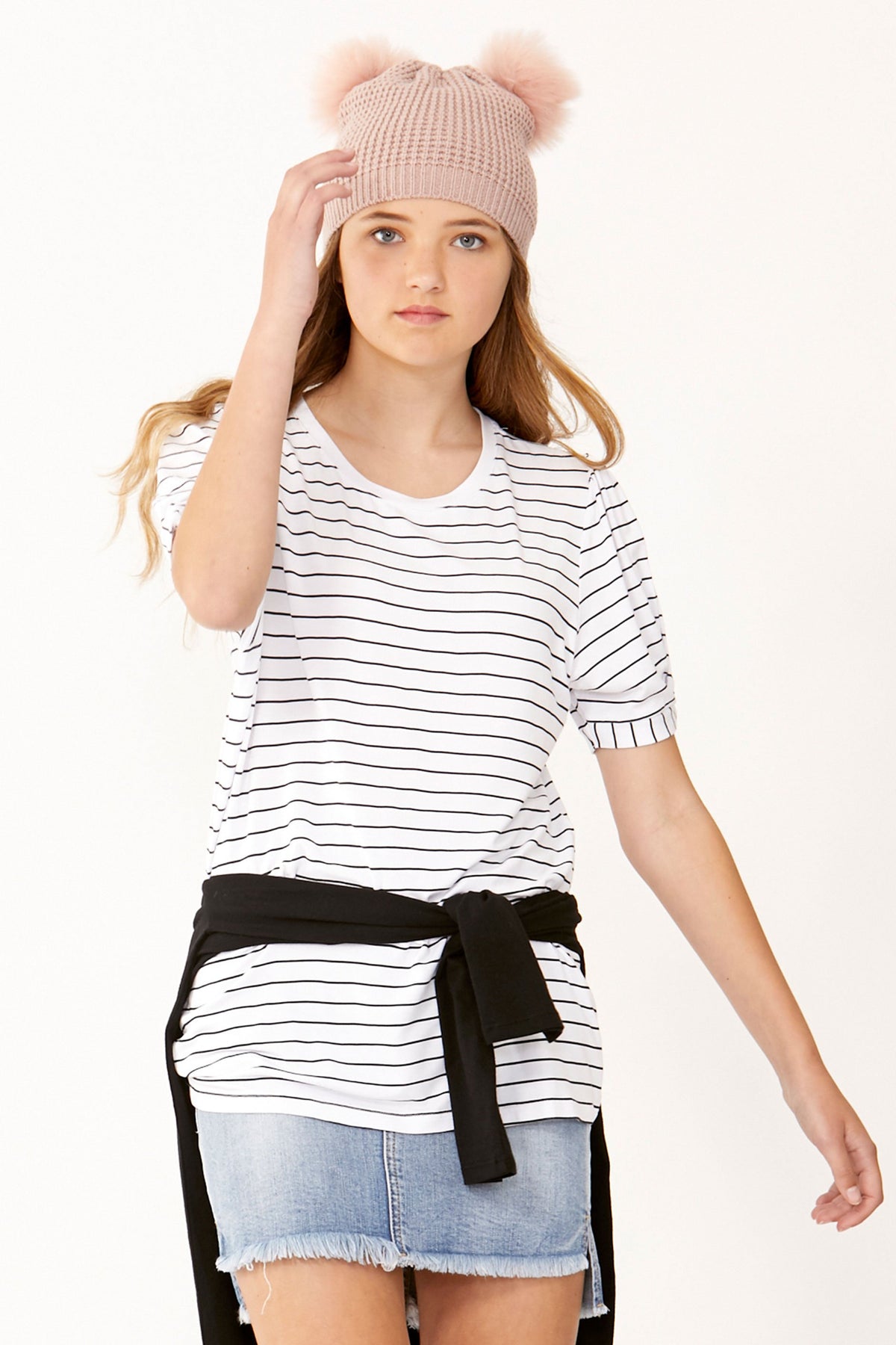 [TEST] Kids Saskia Knot Sleeve Tee