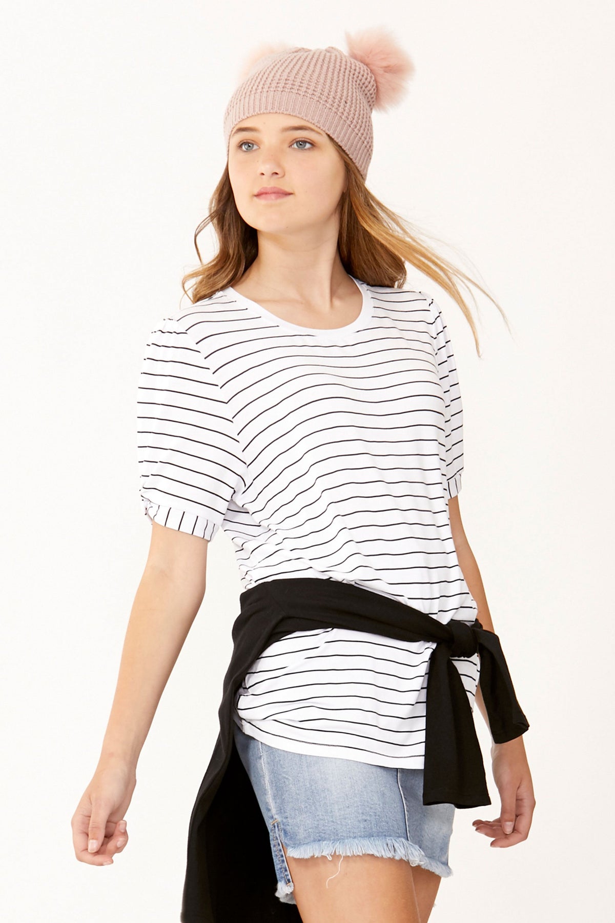 [TEST] Kids Saskia Knot Sleeve Tee