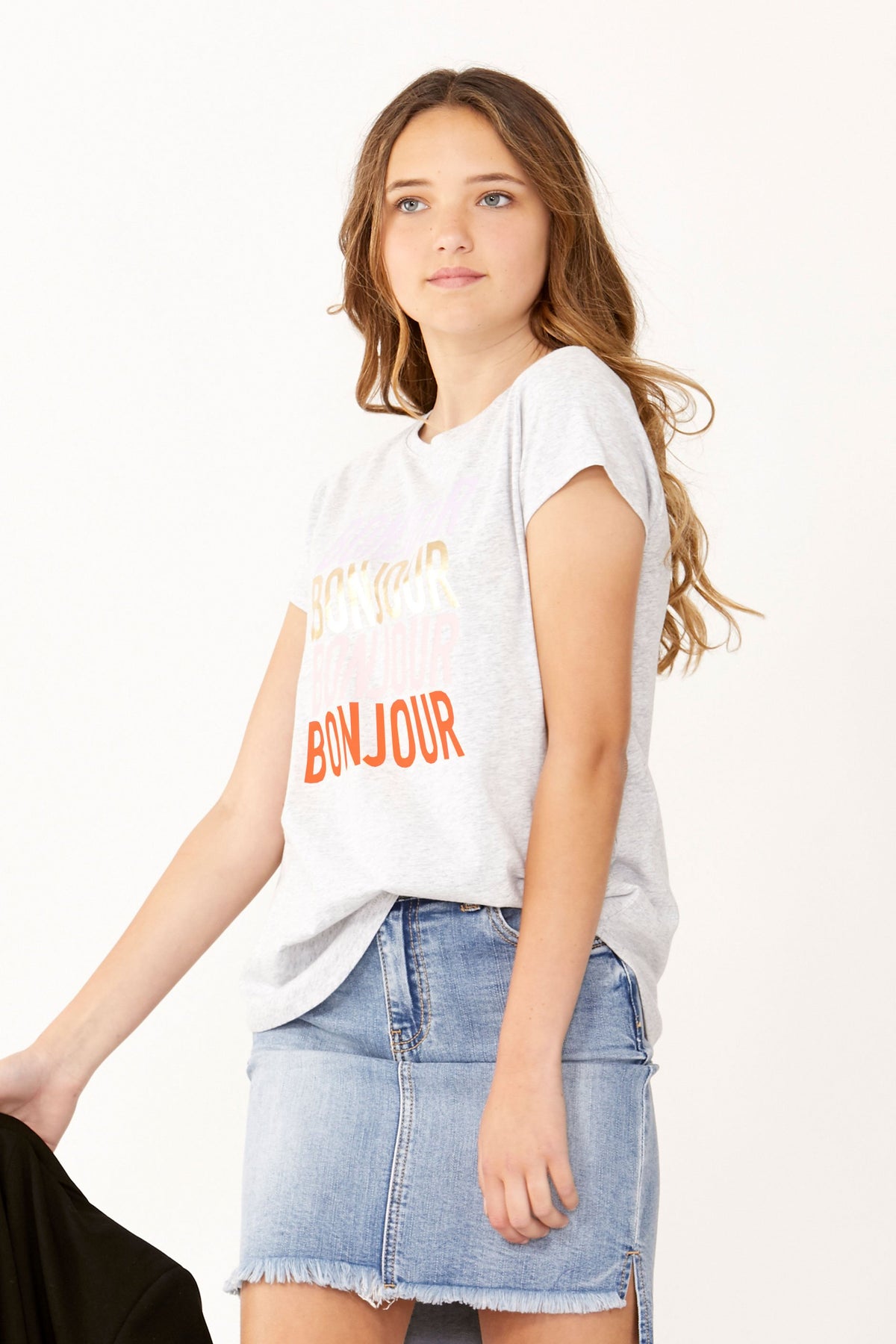 [TEST] Kids Bonjour Neon Pop Tee