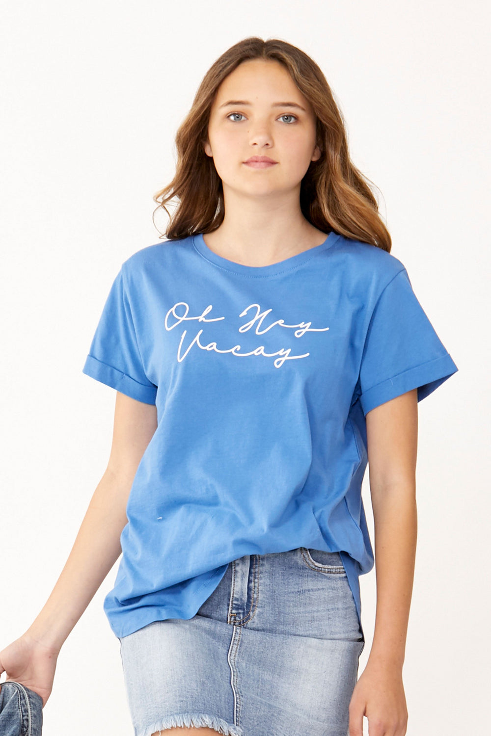 [TEST] Kids Oh Hey Vacay Print Tee