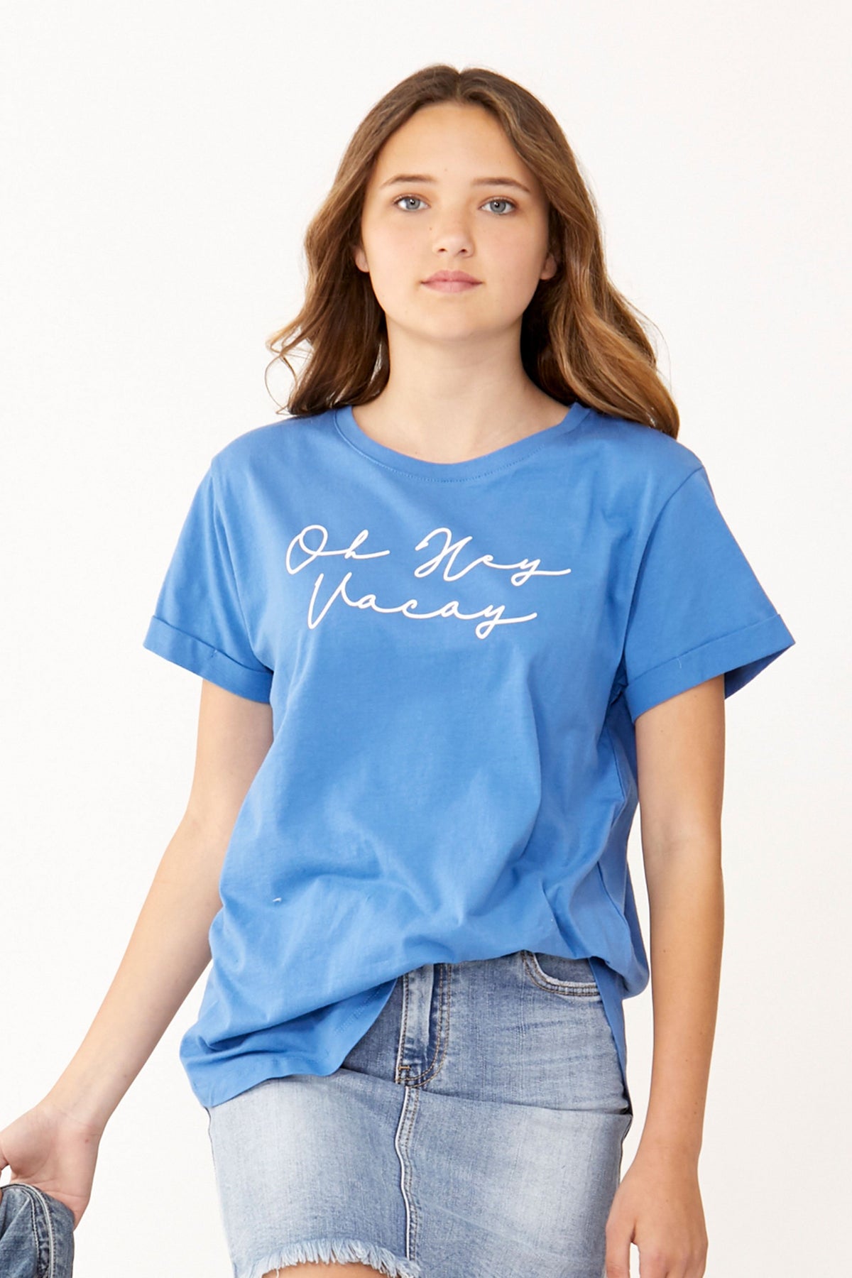 [TEST] Kids Oh Hey Vacay Print Tee