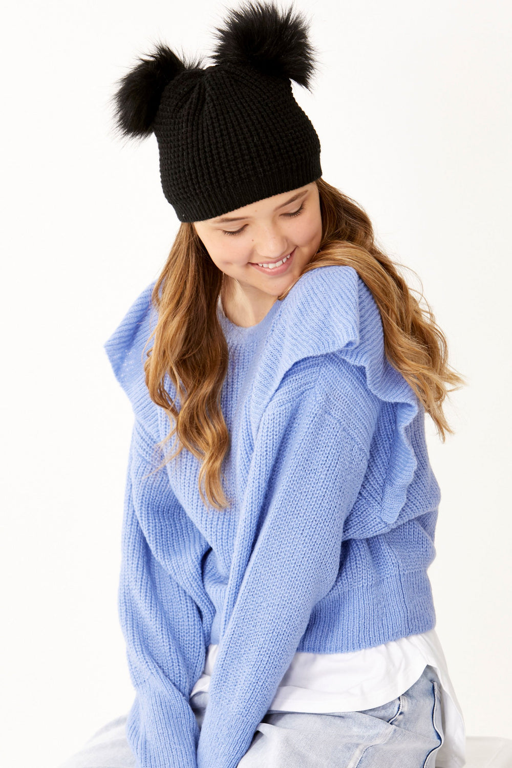 [TEST] Kids Dana Ruffle Trim Knit
