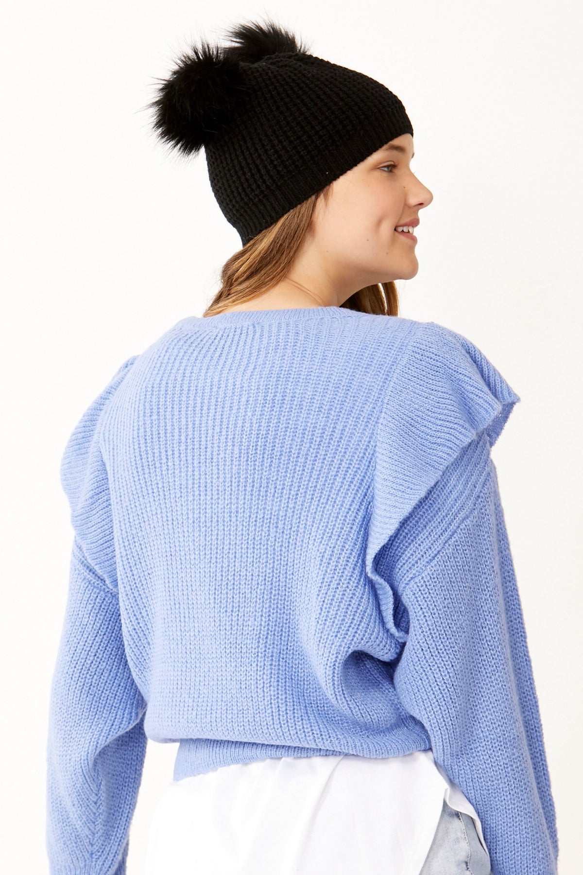 [TEST] Kids Dana Ruffle Trim Knit