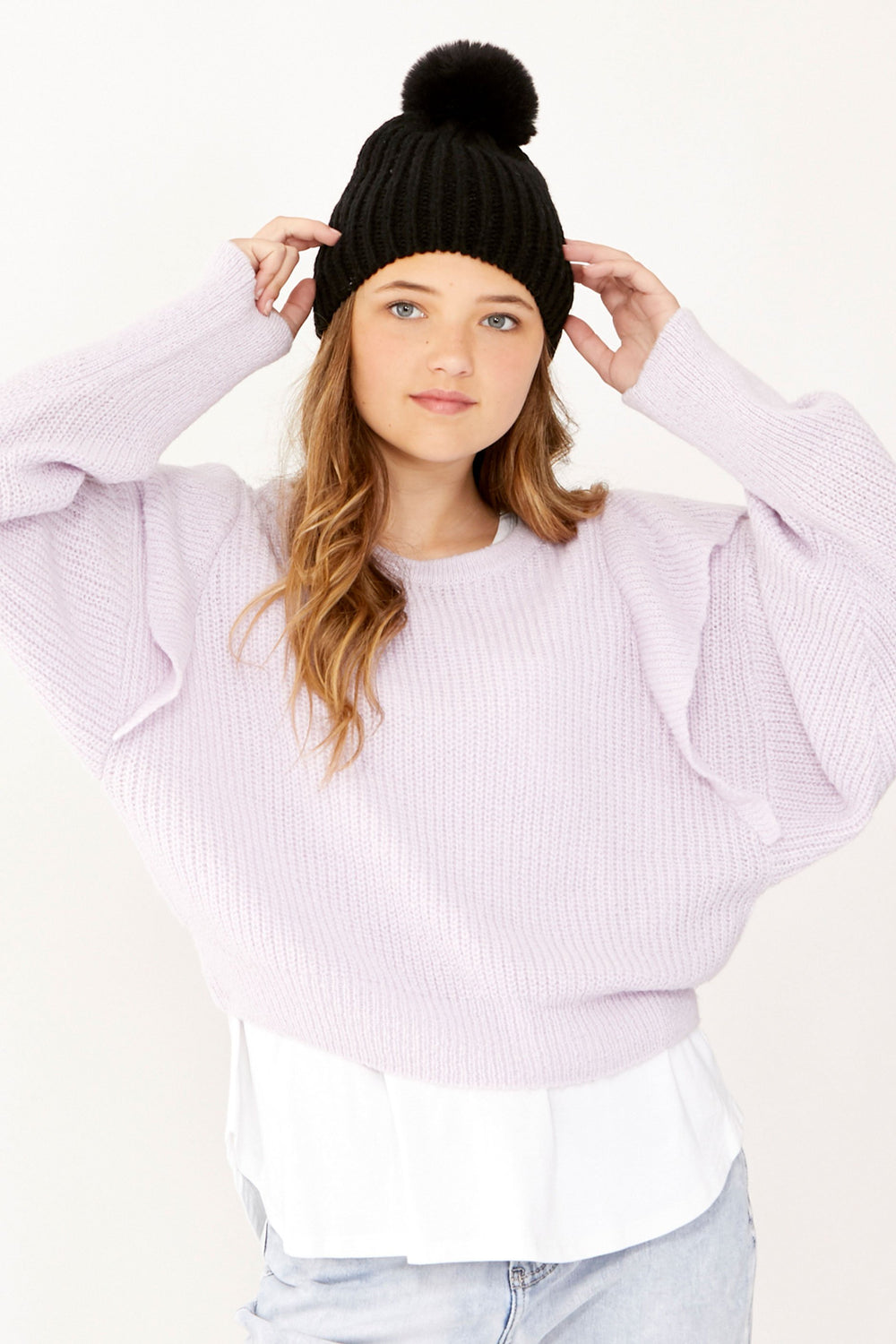 [TEST] Kids Dana Ruffle Trim Knit