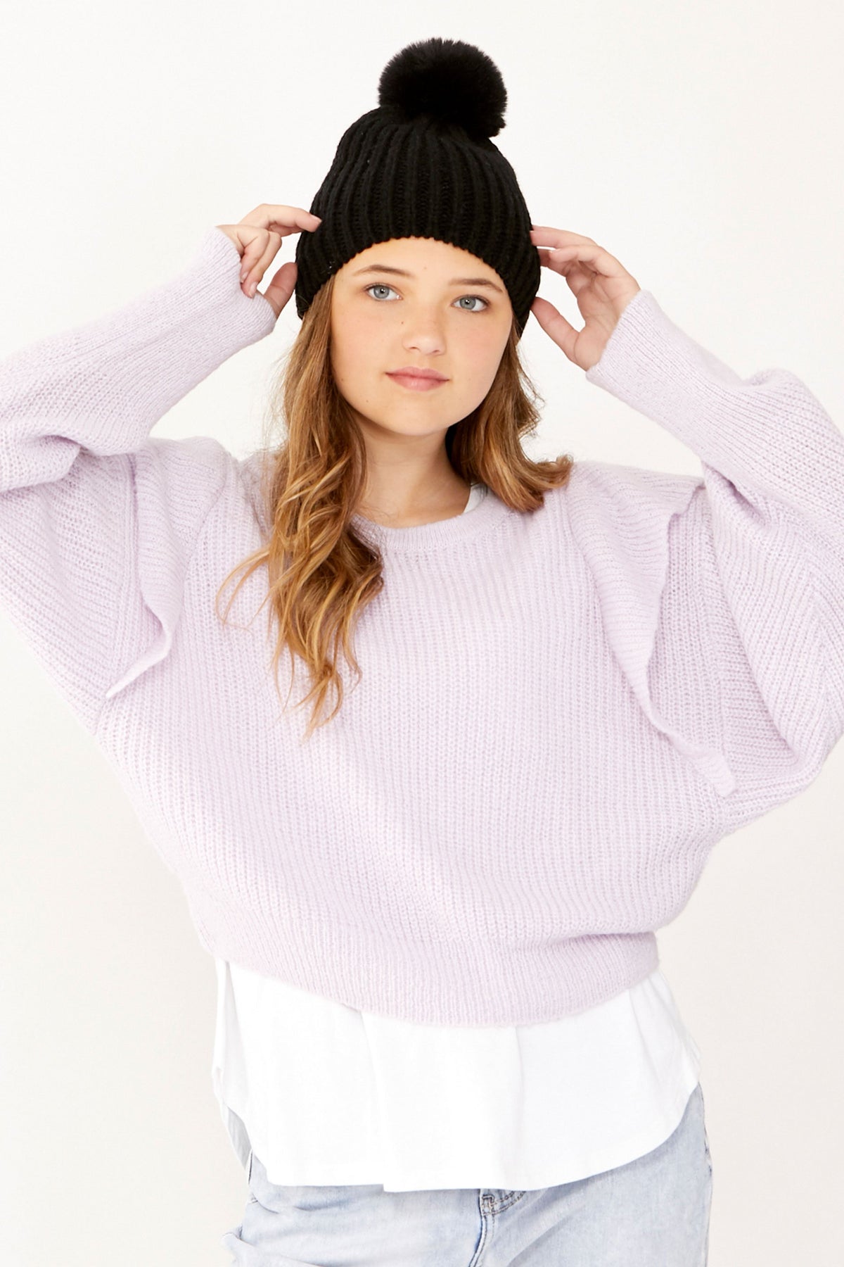 [TEST] Kids Dana Ruffle Trim Knit