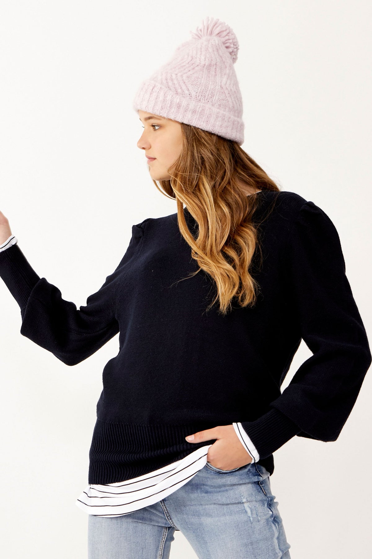 [TEST] Kids Gabby Puff Sleeve Knit