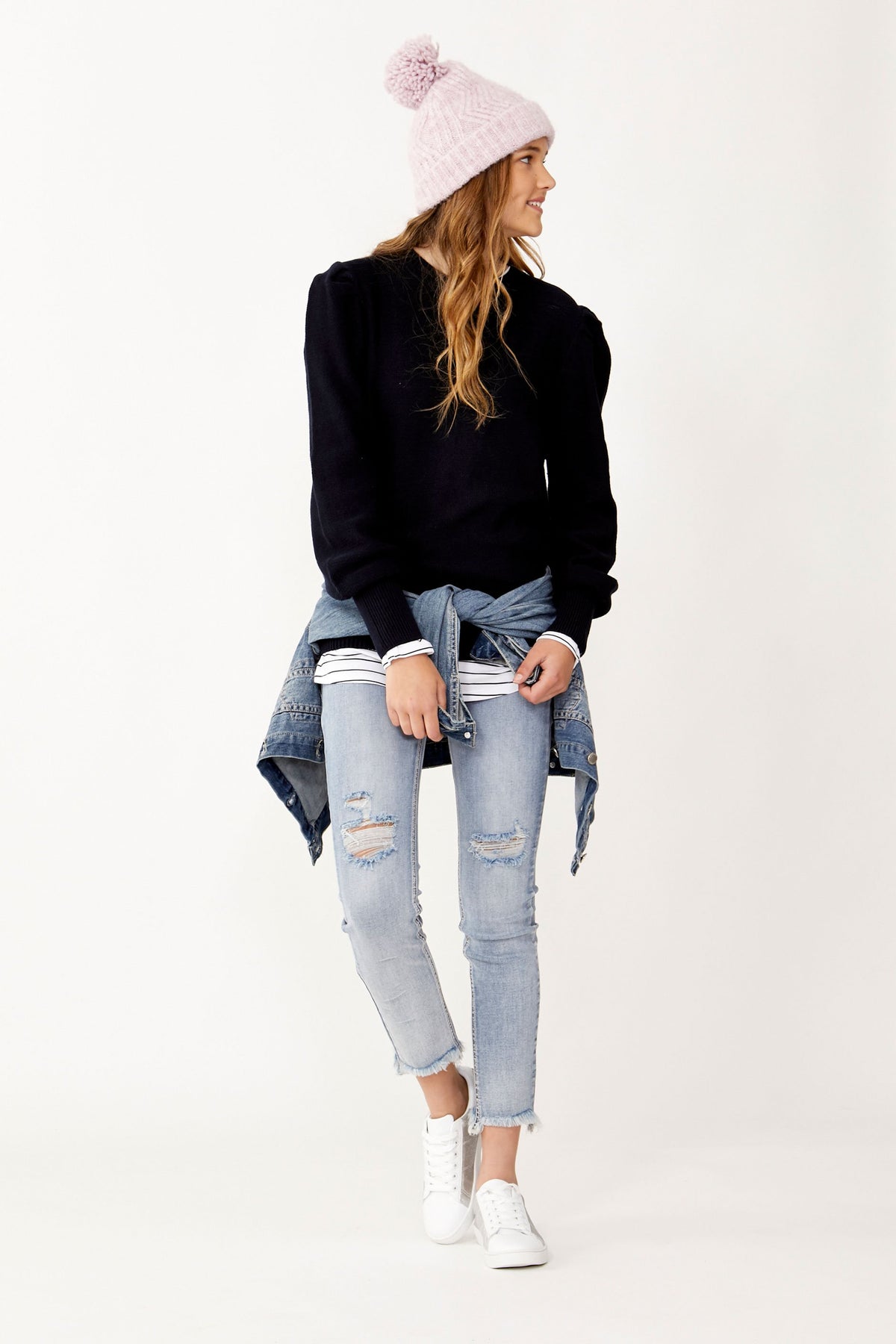 [TEST] Kids Gabby Puff Sleeve Knit
