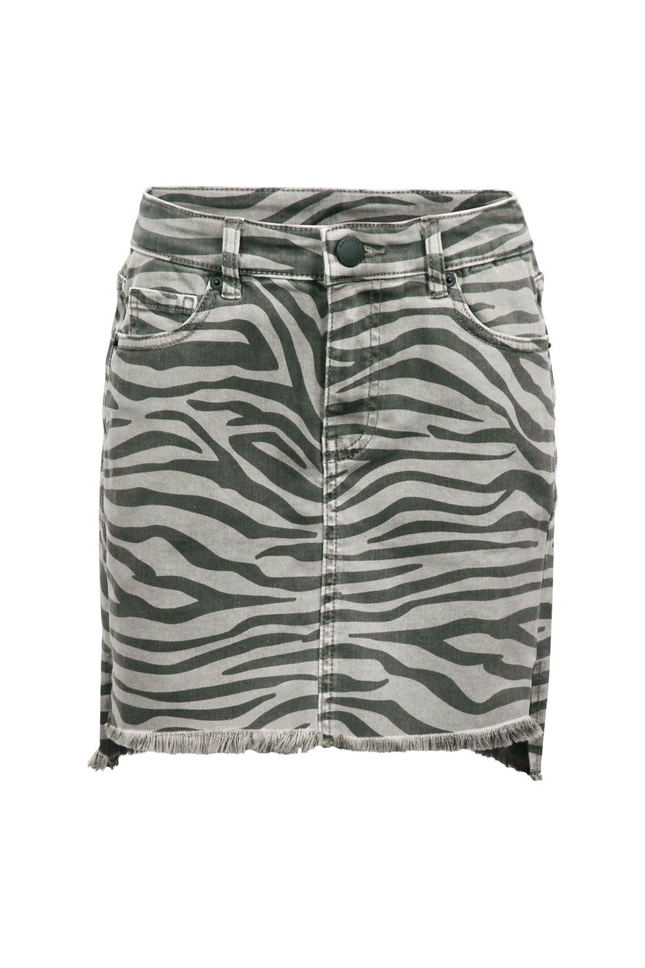 [TEST] Kids Print Denim Skirt