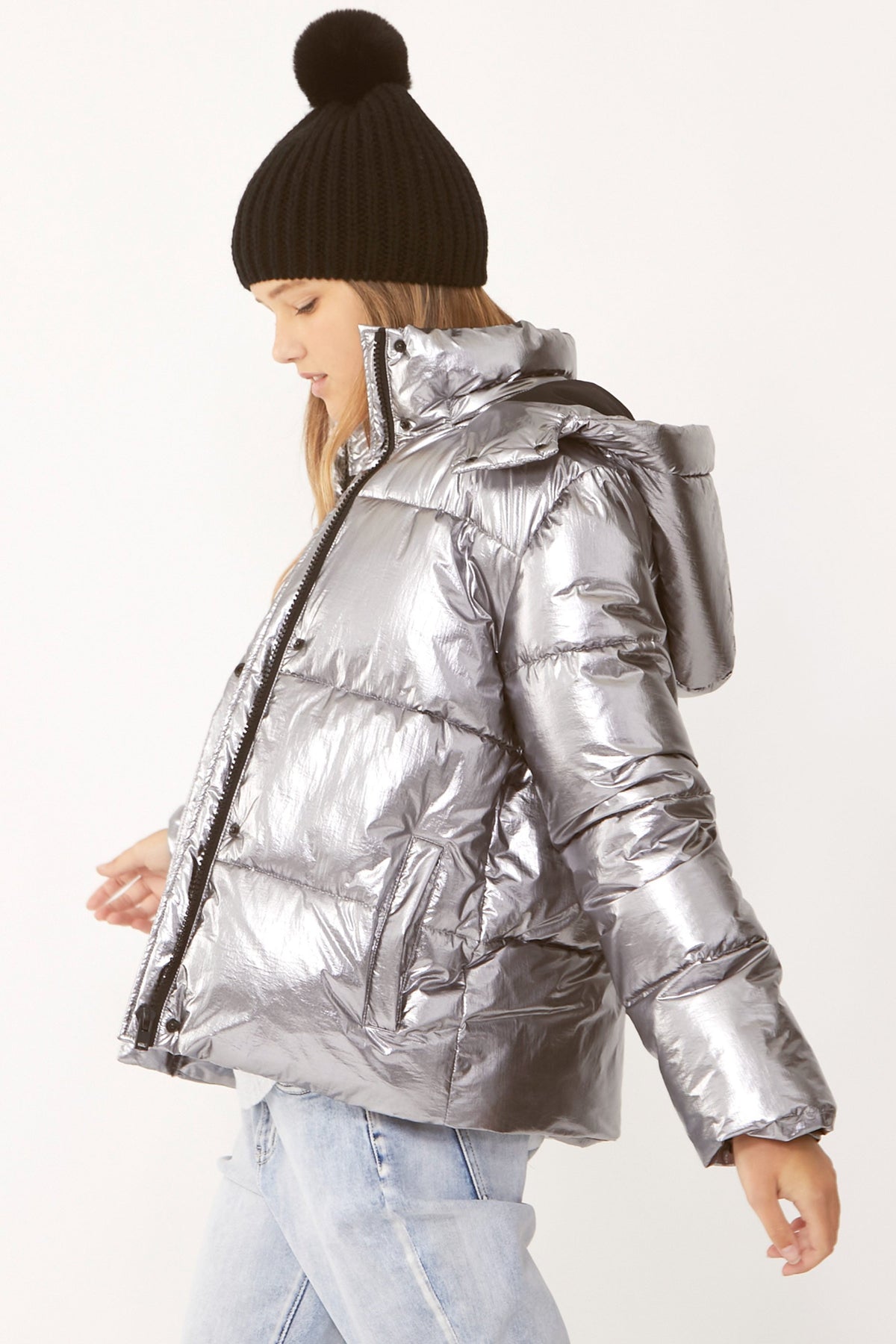 [TEST] Kids Loren Crop Hooded Puffer