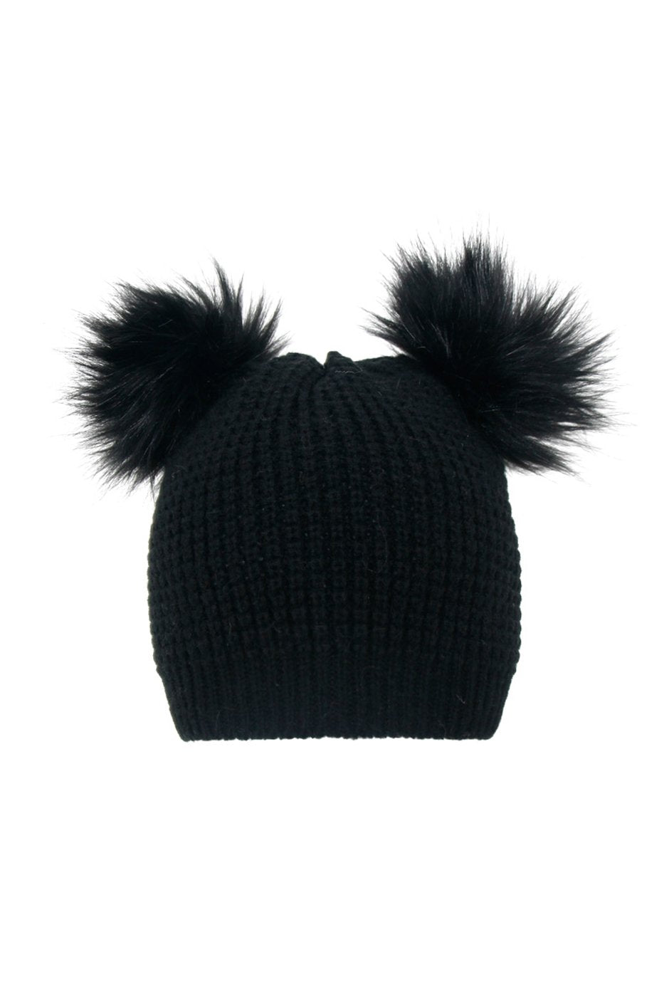 [TEST] Girls Double Pom Beanie