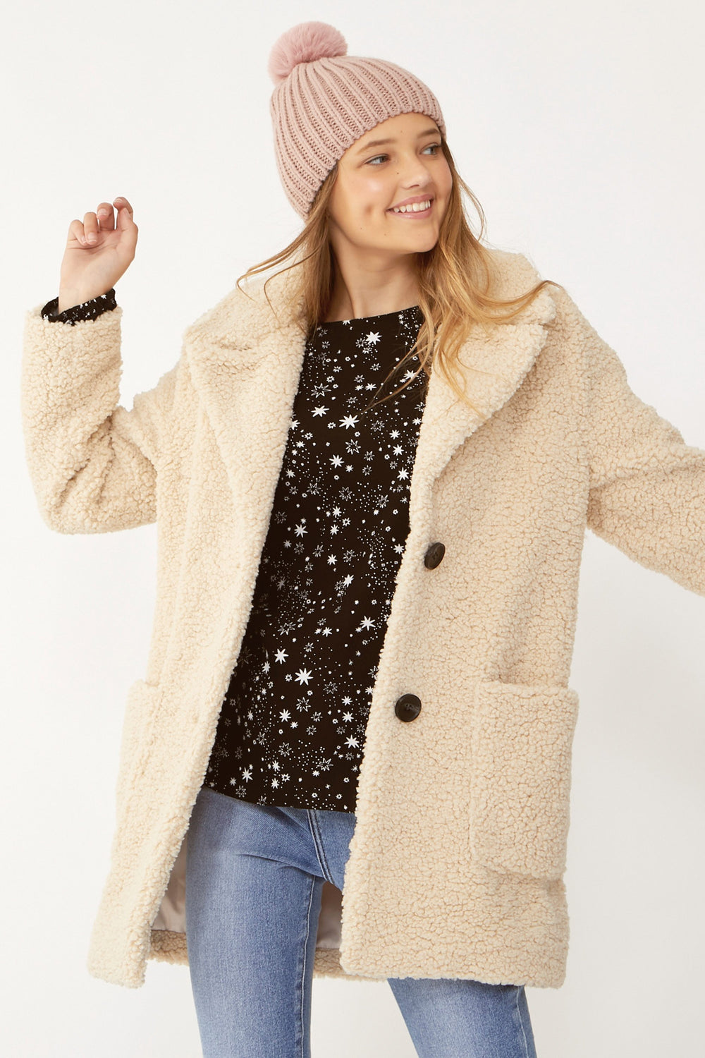 [TEST] Kids Bonnie Teddy Coat