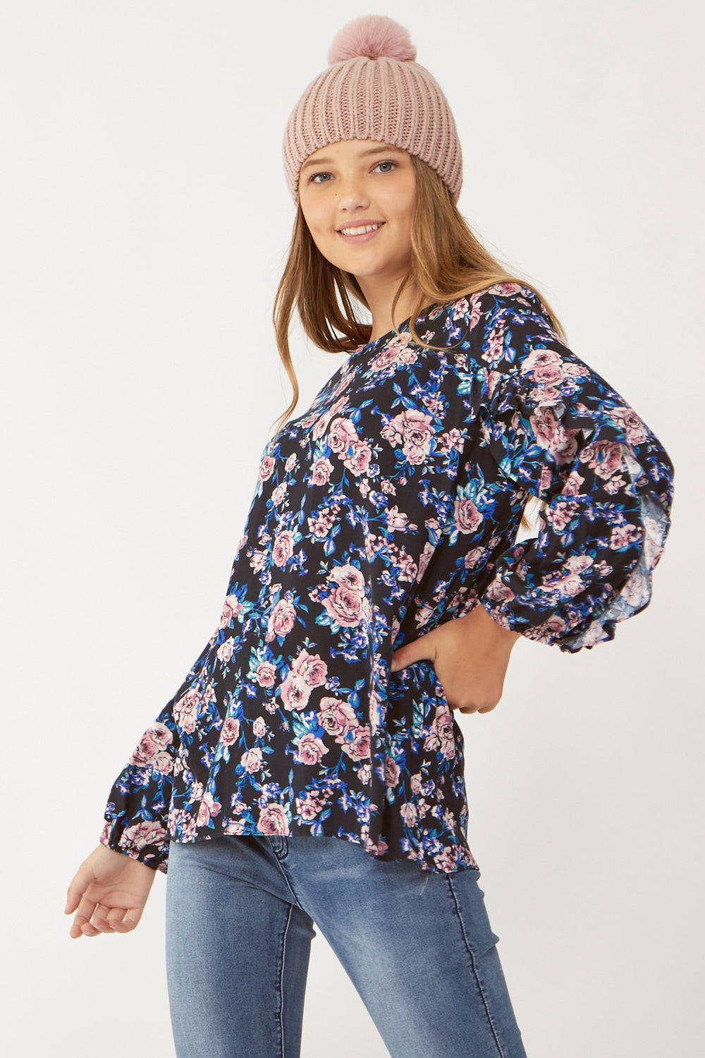 [TEST] Kids Marni Ruffle Sleeve Top