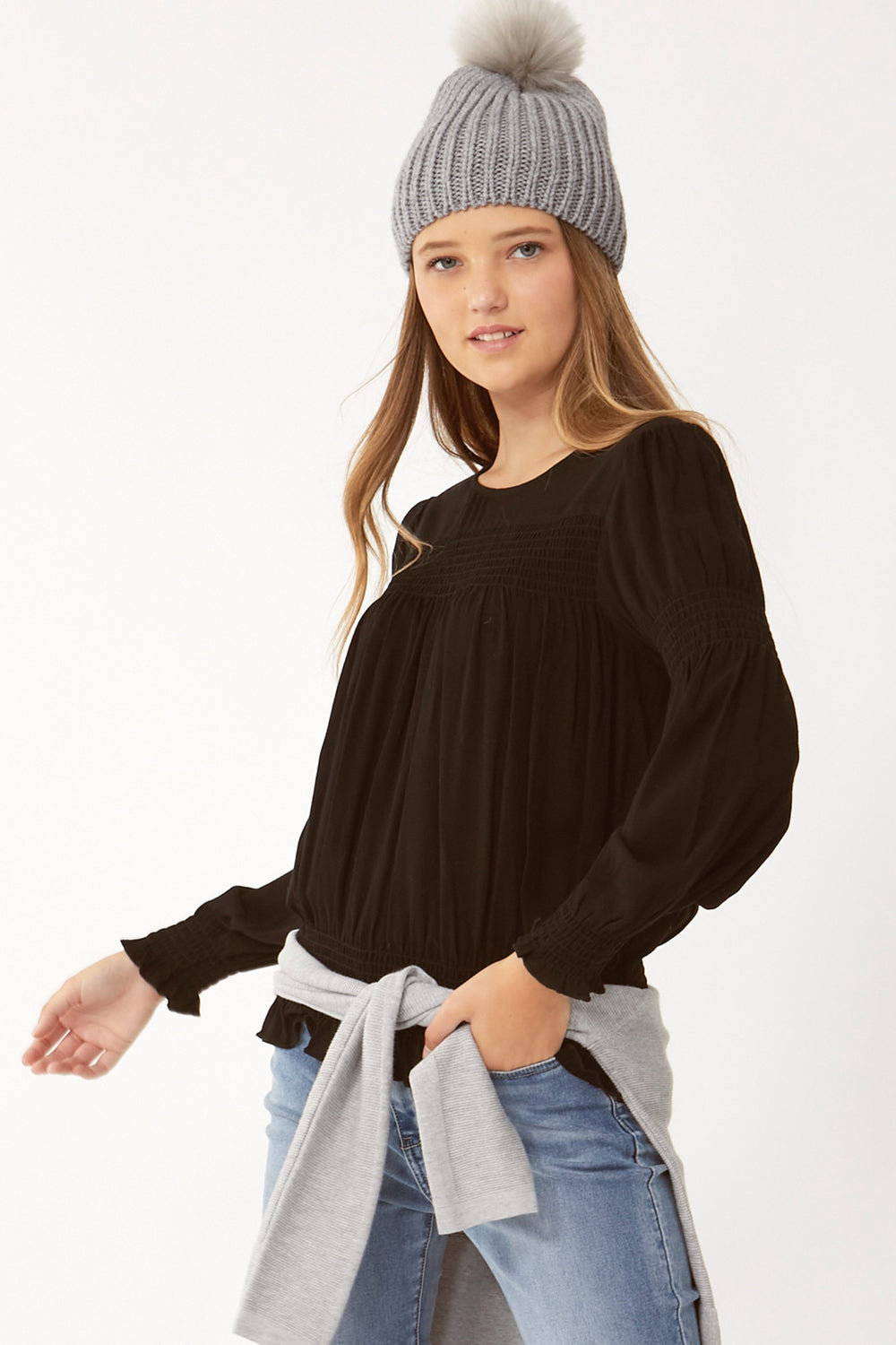 [TEST] Kids Charlotte Shirred Top