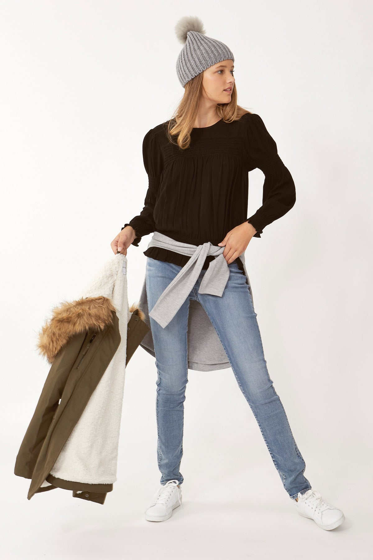 [TEST] Kids Charlotte Shirred Top
