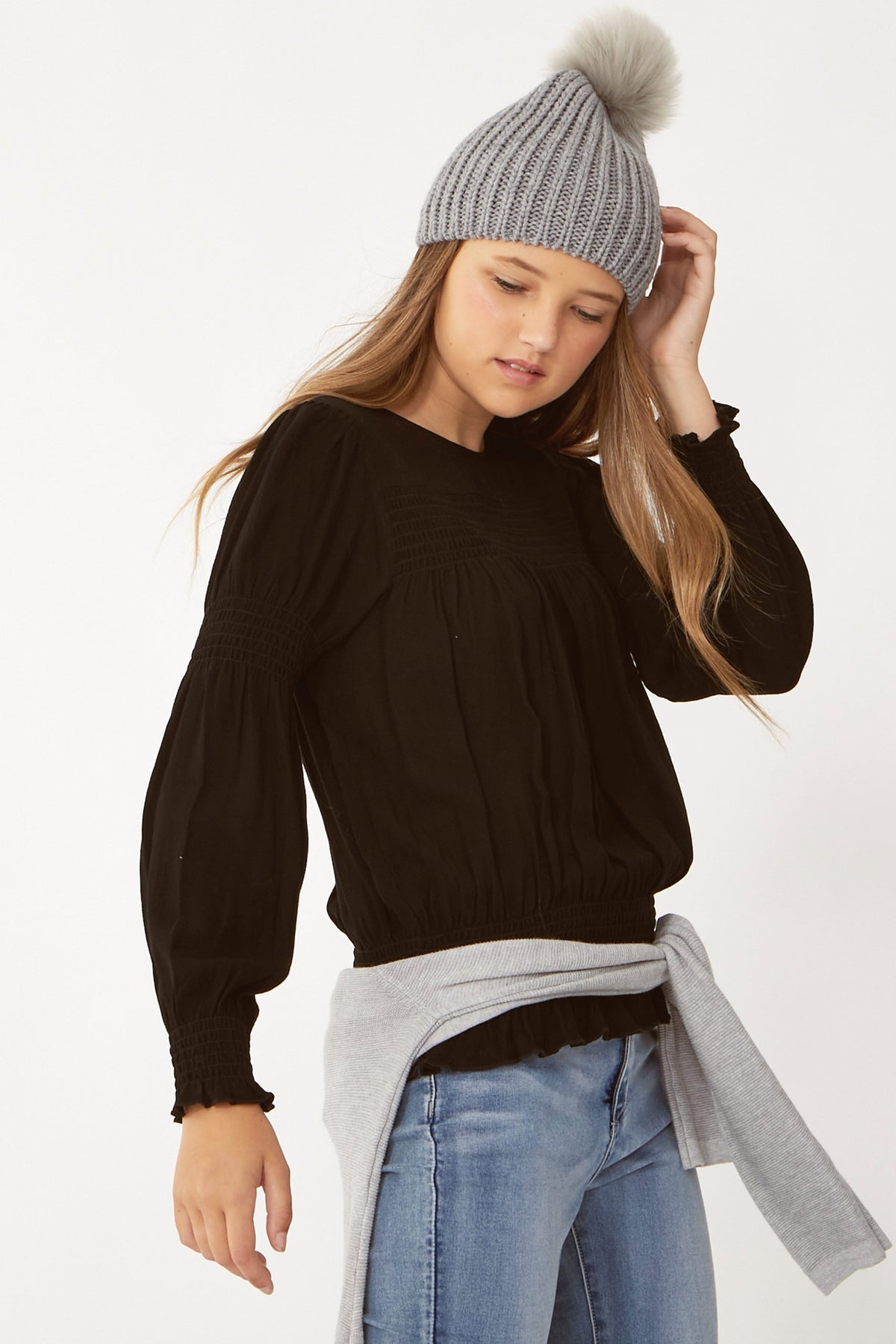 [TEST] Kids Charlotte Shirred Top
