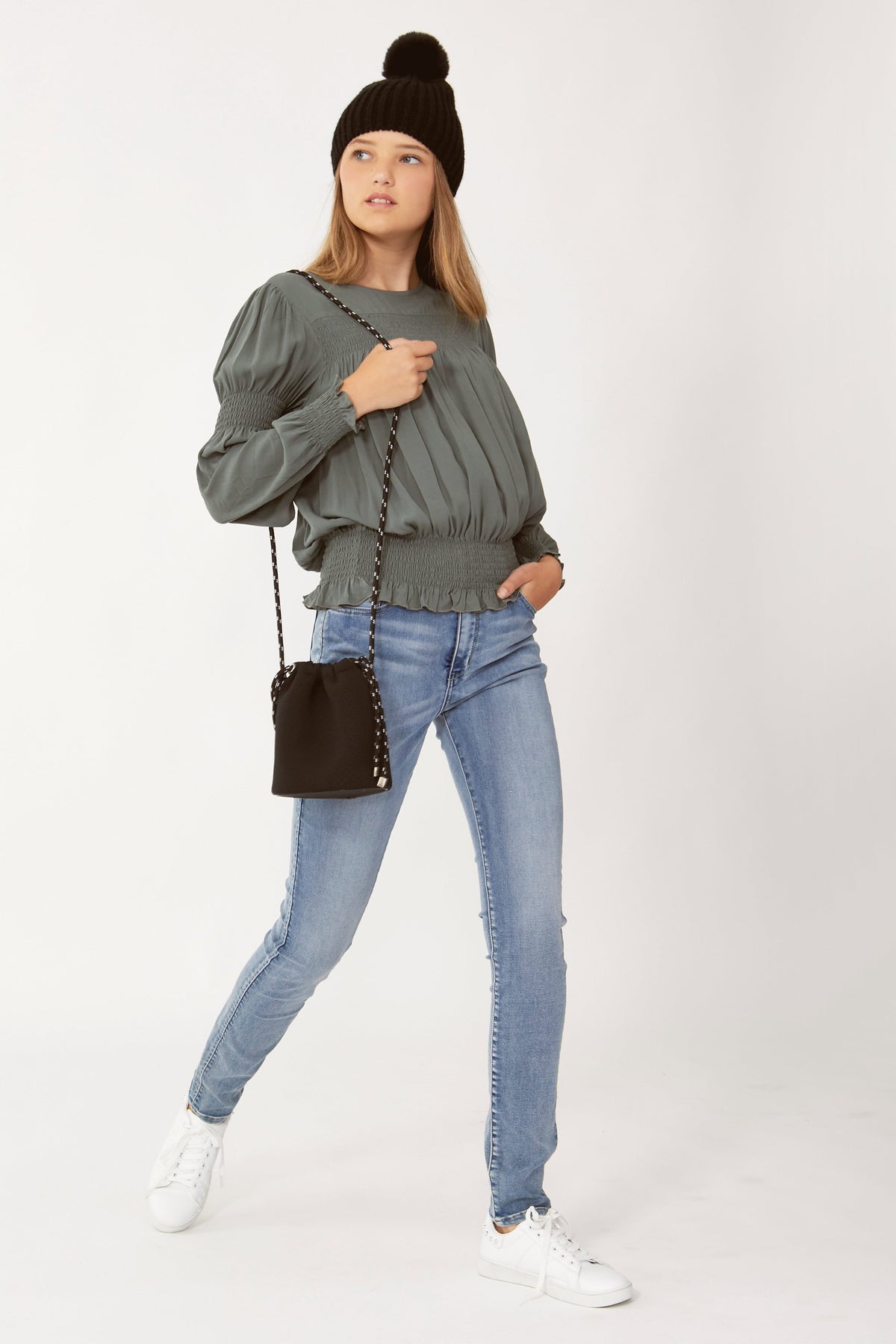 [TEST] Kids Charlotte Shirred Top