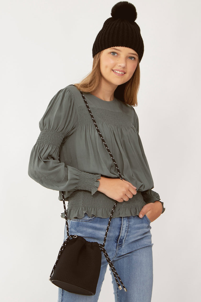 [TEST] Kids Charlotte Shirred Top