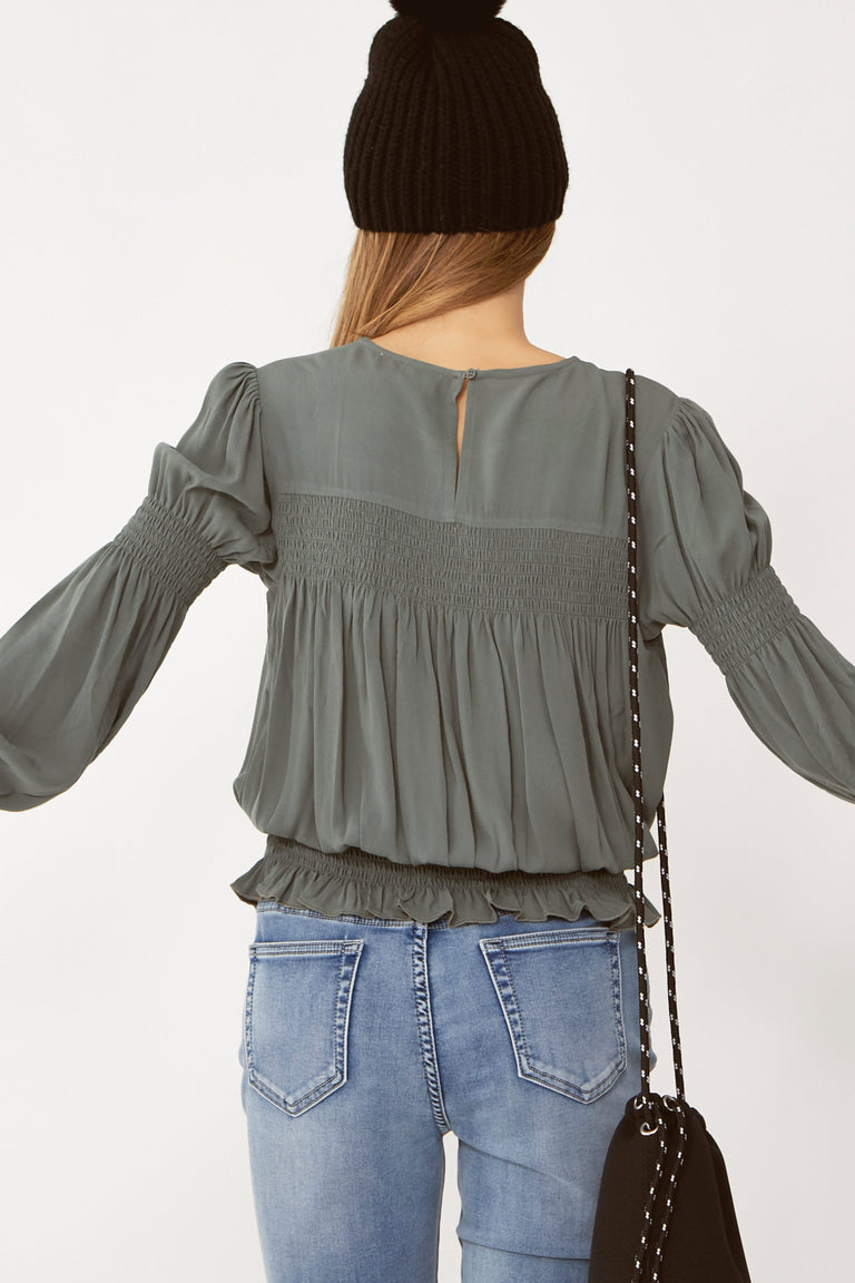 [TEST] Kids Charlotte Shirred Top