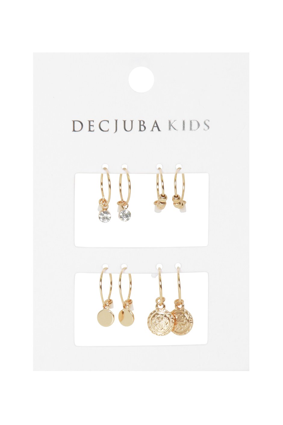 [TEST] Kids Bodie Hoop Earring 4 Pack