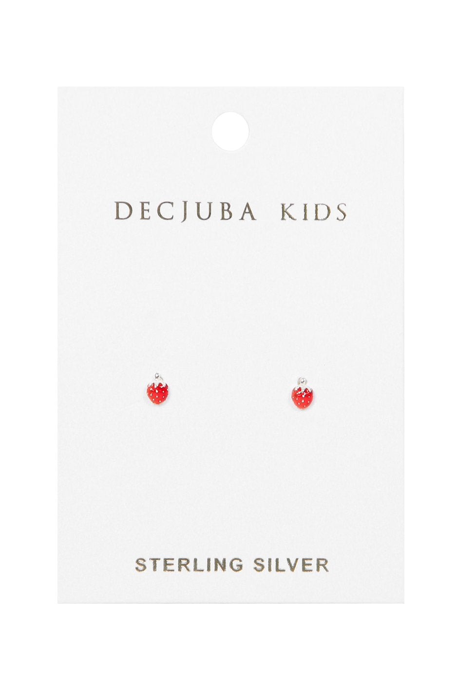 [TEST] Kids Enamel Strawberry Studs