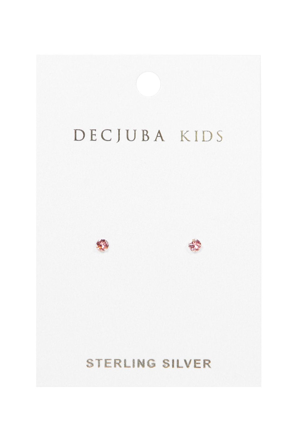 [TEST] Kids 4mm Pink Dia Stud