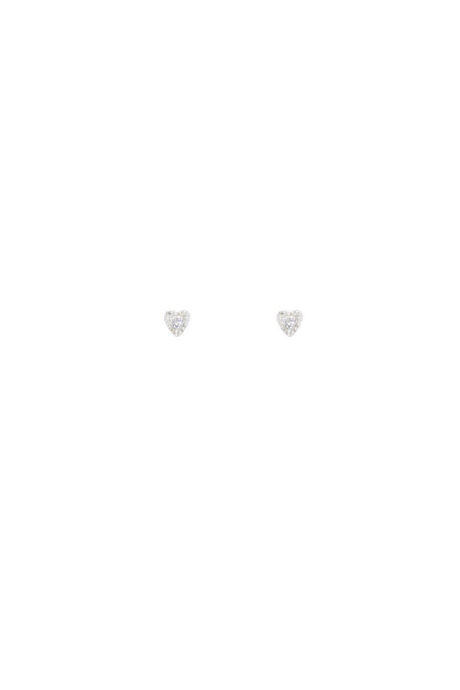 [TEST] Kids Stone Set Heart Studs