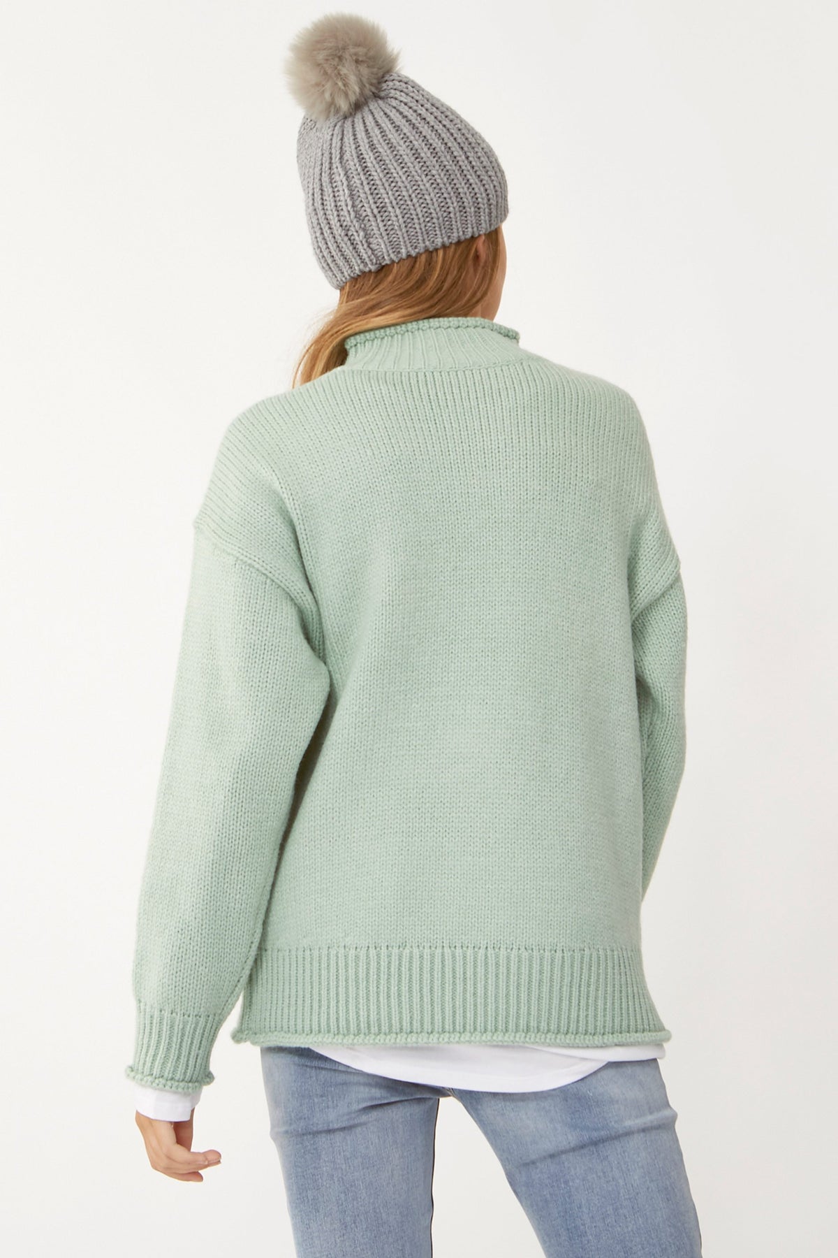 [TEST] Kids Mari Oversized Roll Neck