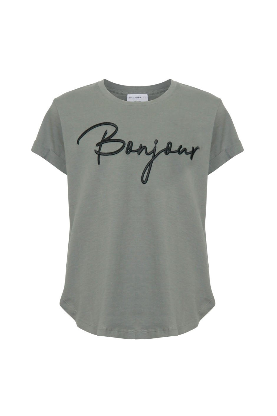 [TEST] Kids Bonjour Embroidery Tee
