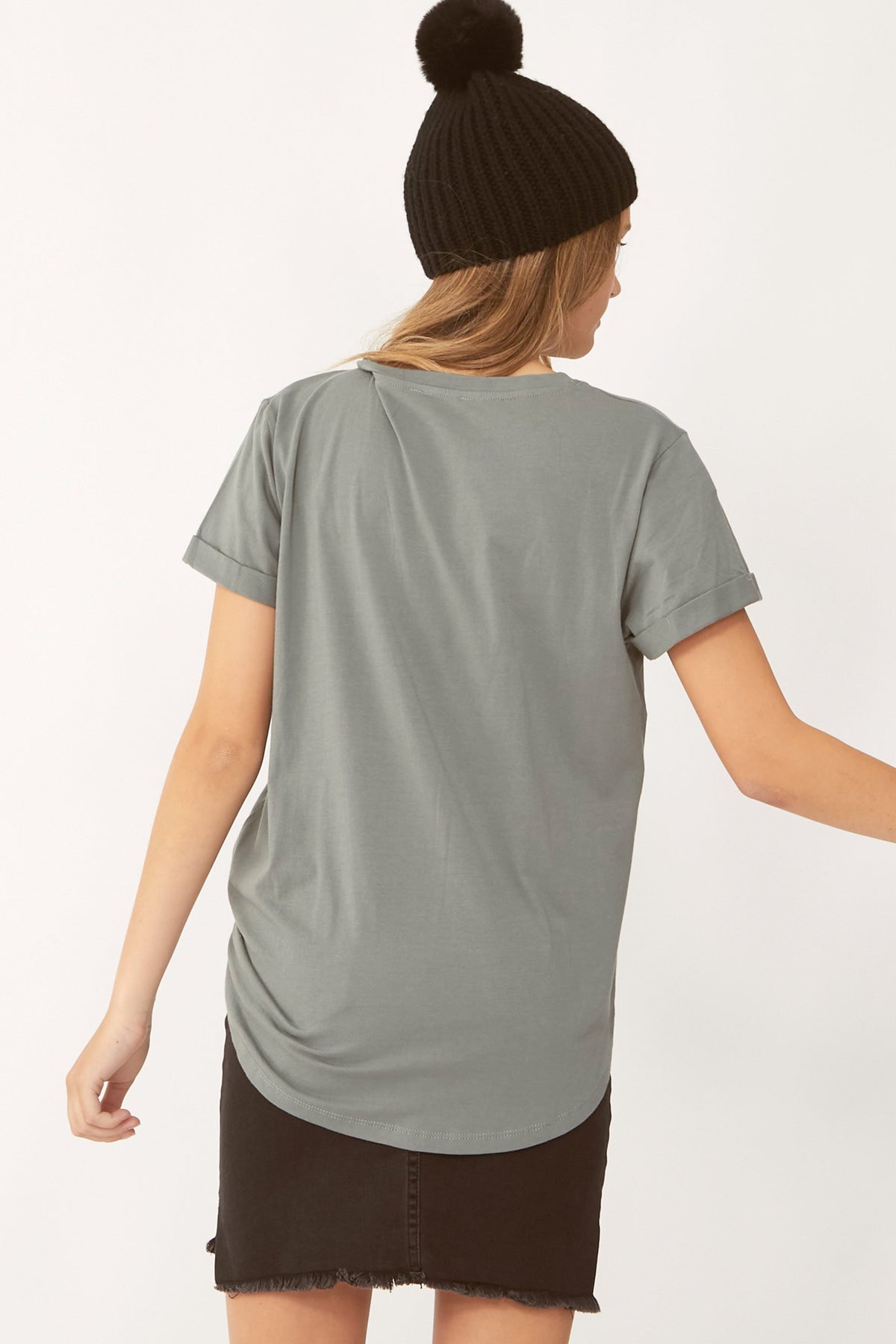 [TEST] Kids Bonjour Embroidery Tee