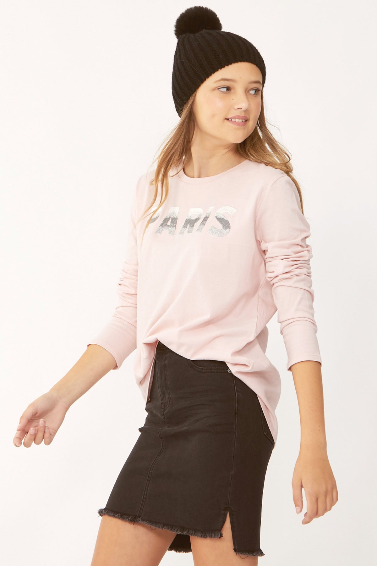 [TEST] Kids Paris Shadow Long Tee