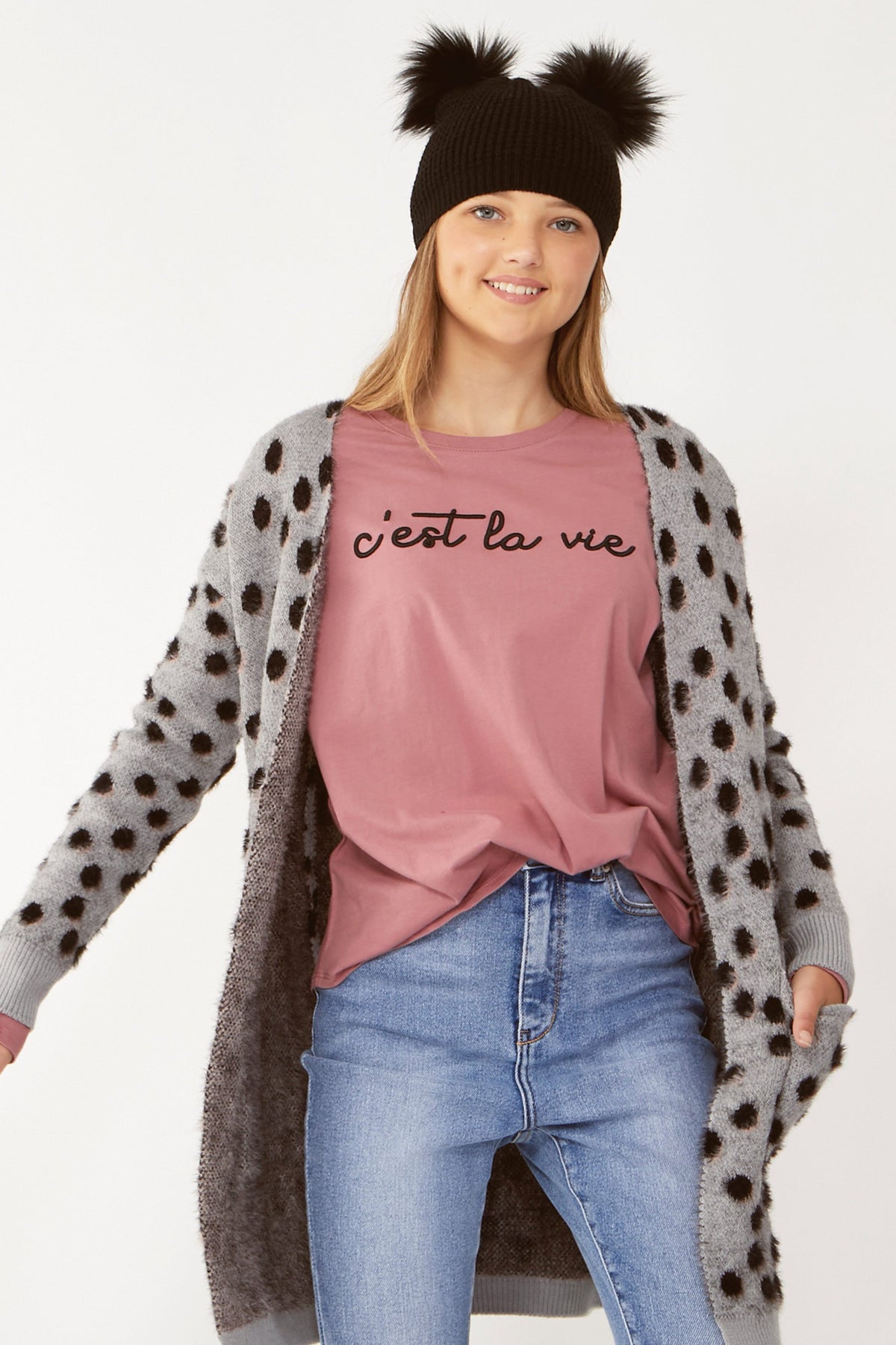 [TEST] Kids C'est La Vie Emb Tee