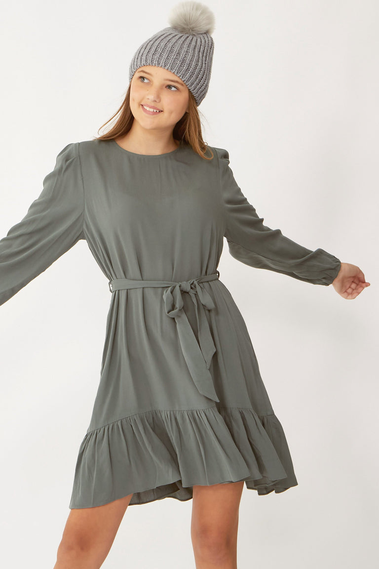 [TEST] Kids Jacinta Ruffle Hem Dress