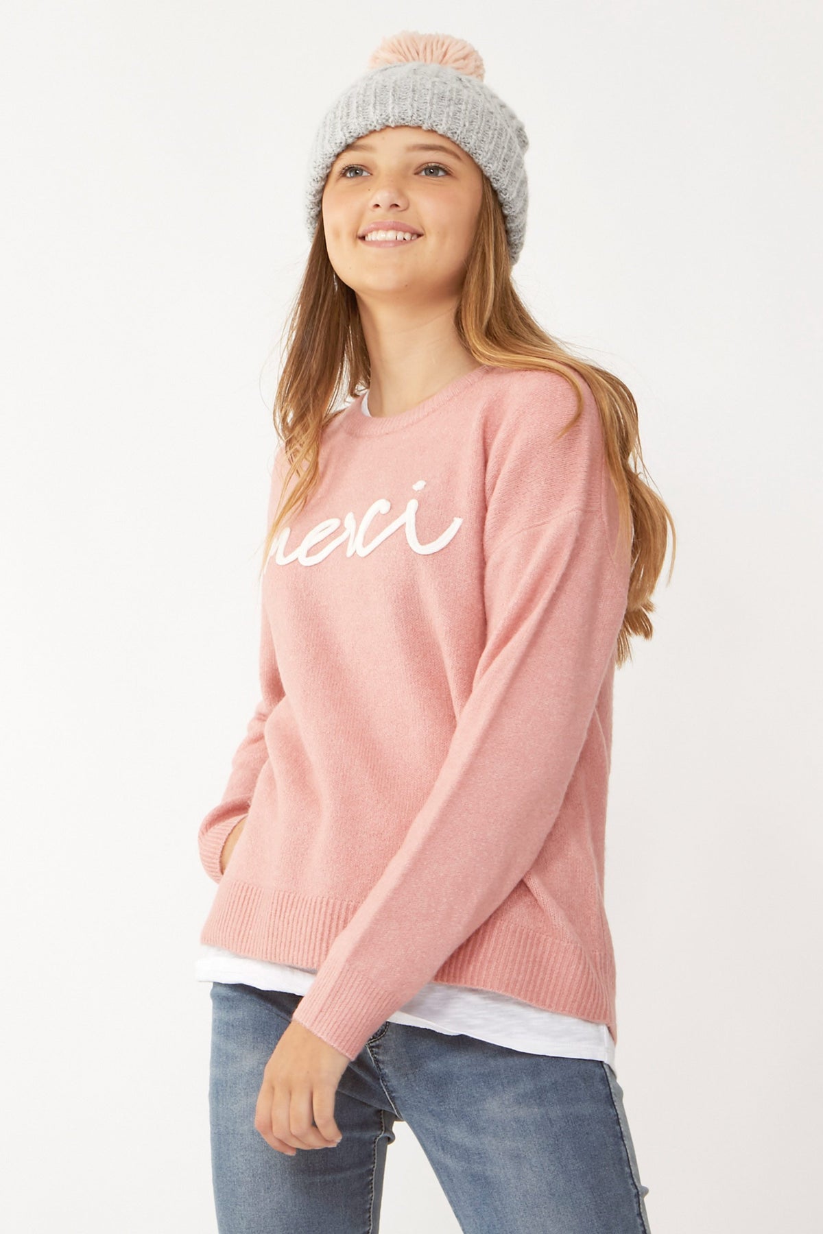 [TEST] Kids Text Knit Jumper