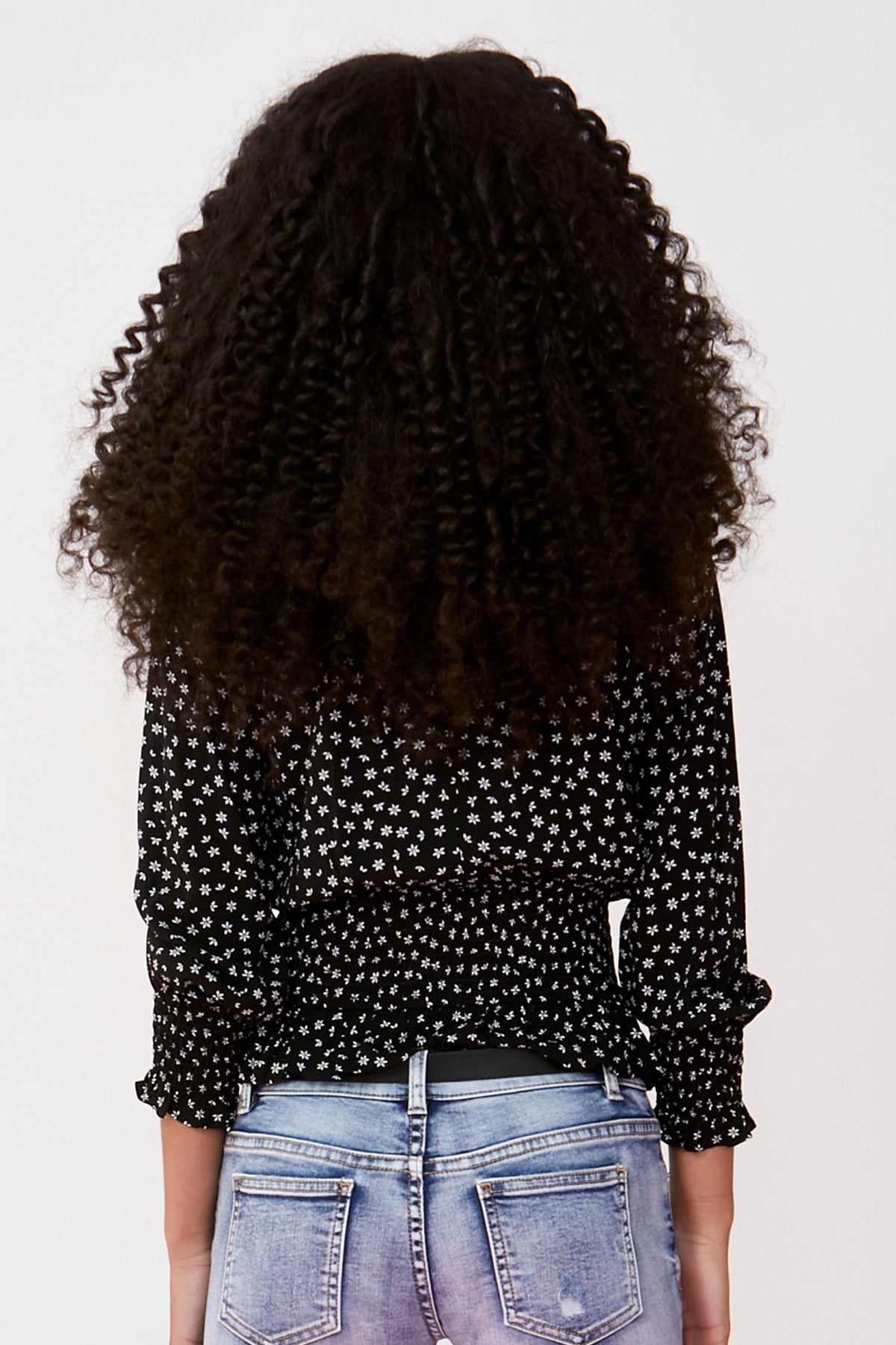 [TEST] Kids Stephy Shirred Waist Top