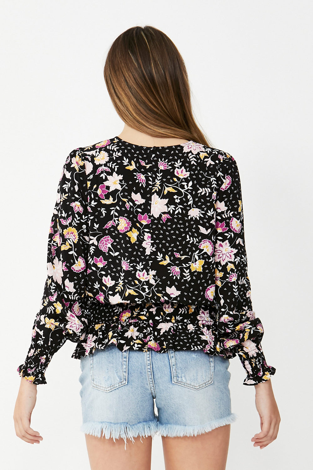 [TEST] Kids Stephy Shirred Waist Top