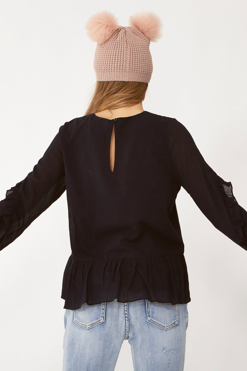 [TEST] Kids Melissa Ruffle Sleeve Top