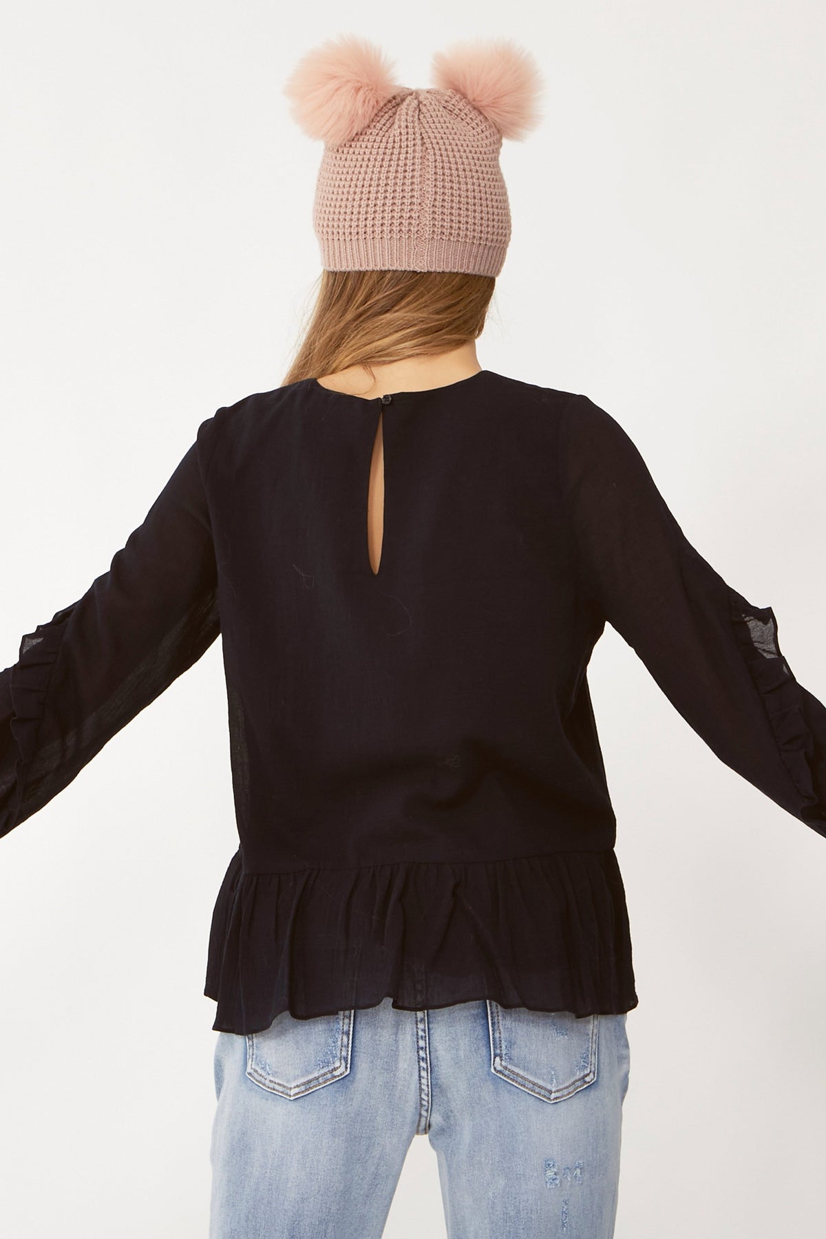 [TEST] Kids Melissa Ruffle Sleeve Top