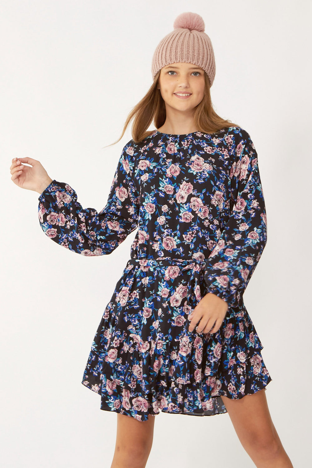[TEST] Kids Kaya Long Ruffle Dress