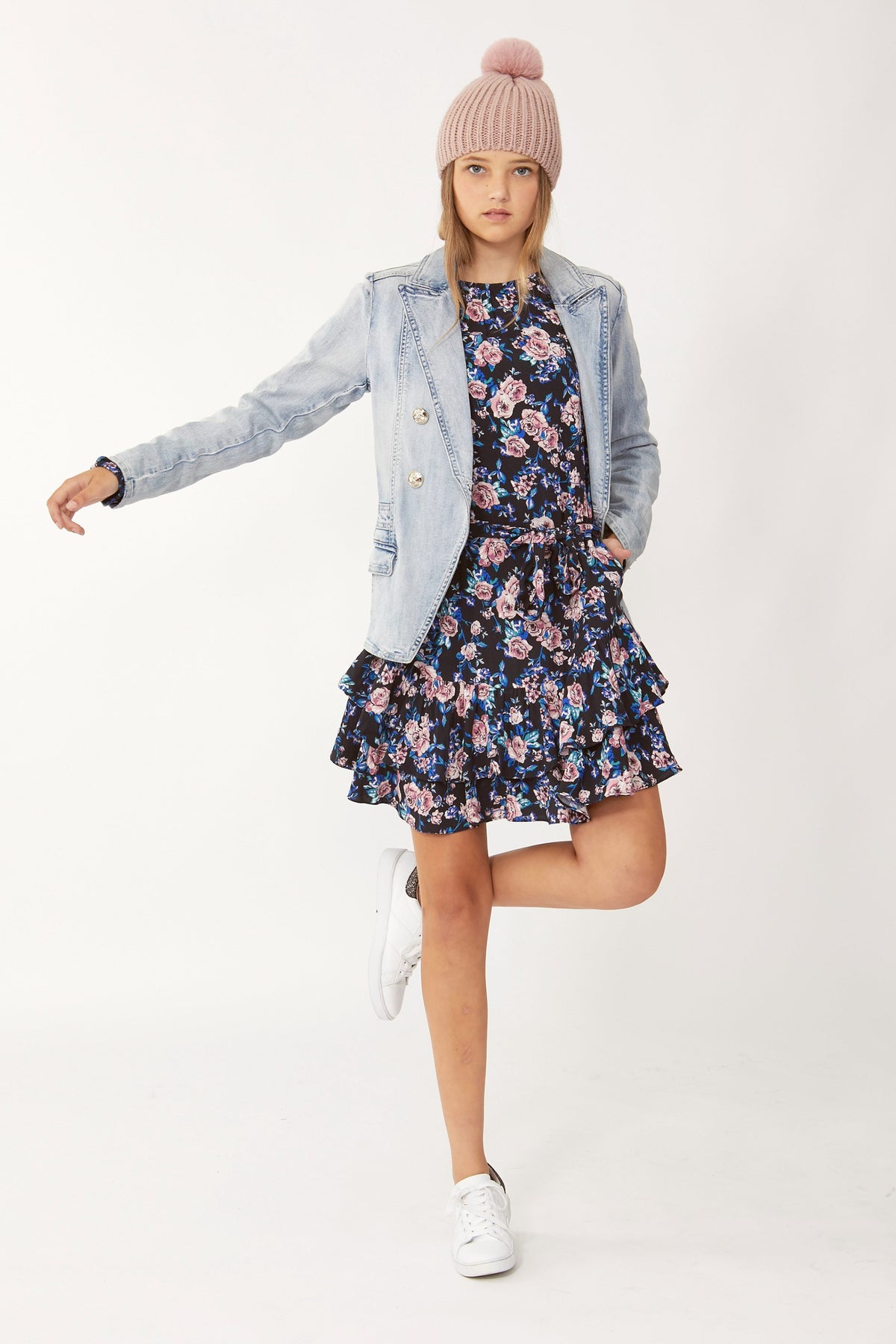 [TEST] Kids Kaya Long Ruffle Dress